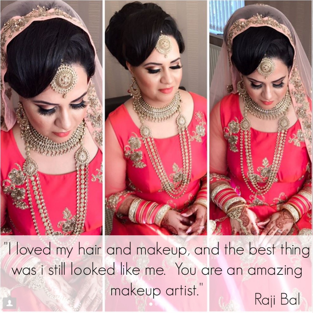 asian indian bridal hair and makeup artist - birmingham