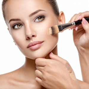 makeup foundation application